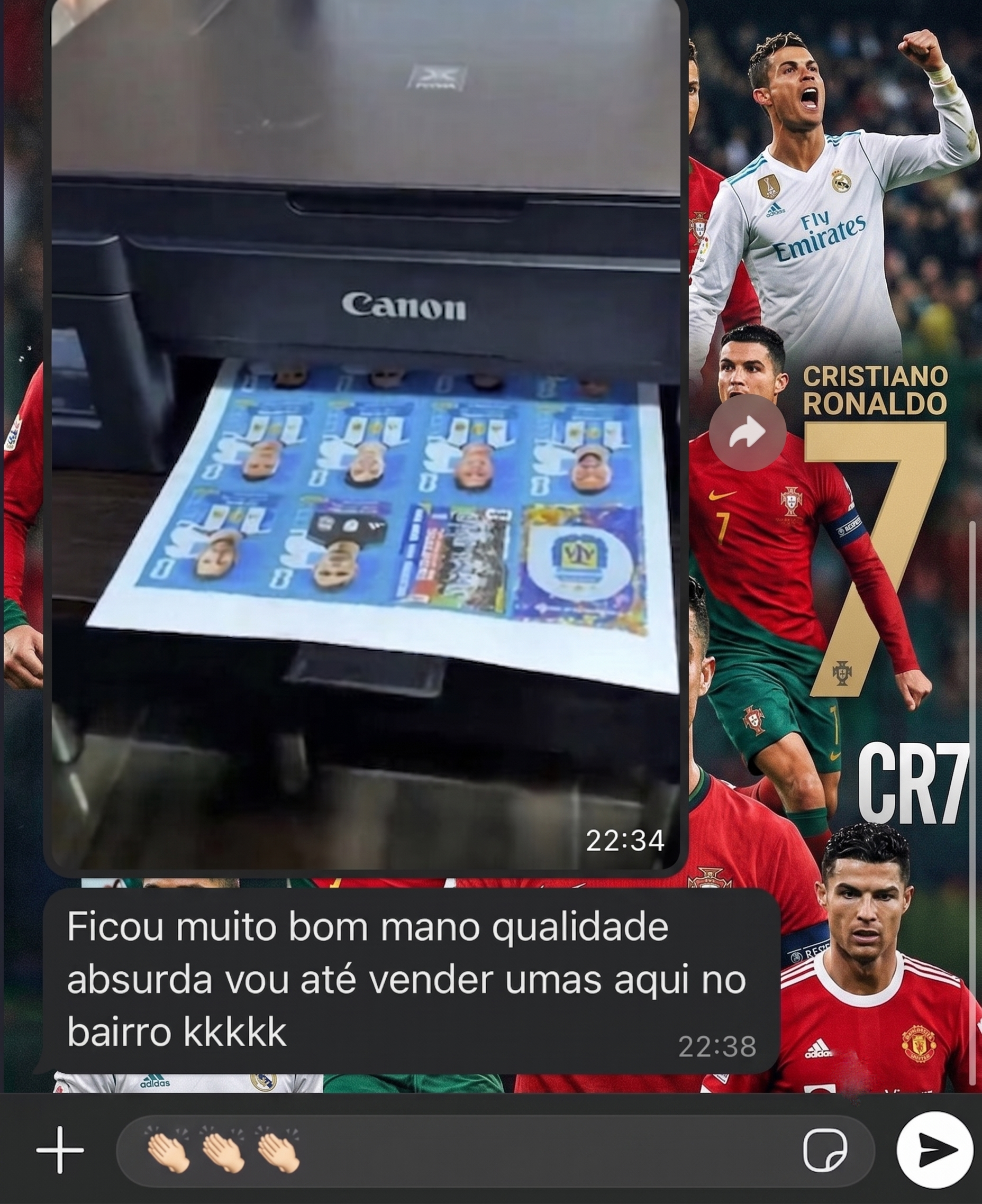 Depoimento de cliente — Print de tela