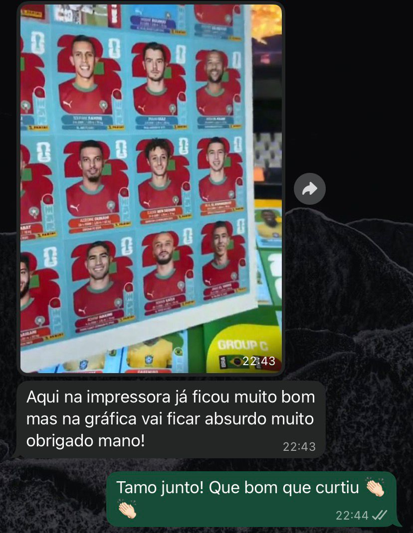 Depoimento de cliente — Print de tela